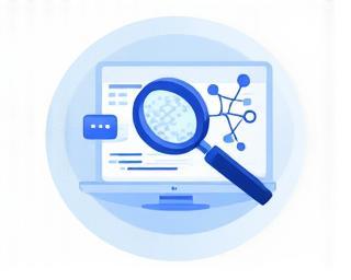 Illustrative image of analysis and discovery